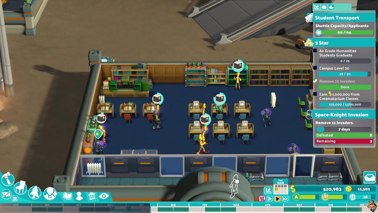 A Library For Aliens | Two Point Campus Space DLC Part 18