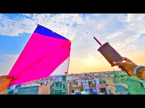 Biggest Kite Flying 😍 Aaj Looting Hui Kite Flying Kardi 😱