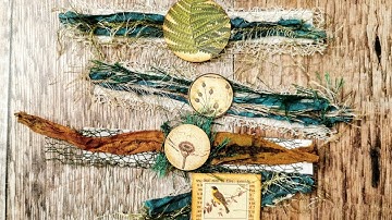 Snippet Cluster Bands - Fabric Embellishments - Building Up your Stash - The Botanicals