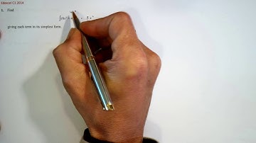 Edexcel C1 May 2014 Q1 Integration