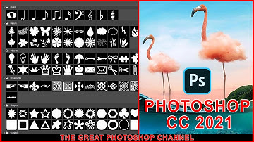 How to Get All Old Custom Shapes in Photoshop cc 2021
