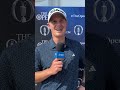 We followed leader Lucas Herbert on his practice round to see how he prepares for The Open!