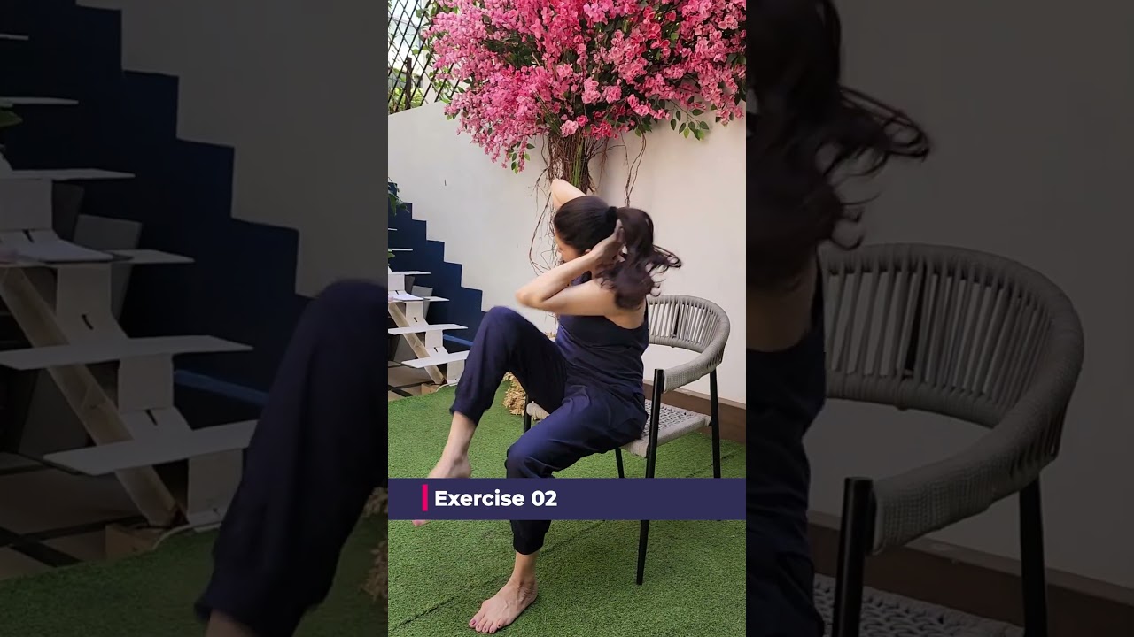 Tuesday Tips: Chair Exercises  #tuesdaytipswithb #health #fitness #fitnessmotivation #bhagyashree