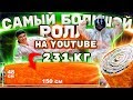 САМЫЙ БОЛЬШОЙ РОЛЛ на YouTube 231 кг