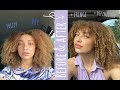 high definition curly hair routine + styling a fringe