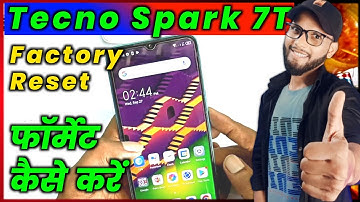Tecno Spark 7 / 7T Hard Reset | Remove Pattern Lock without pc | Tecno Spark 7 ko format kaise kare