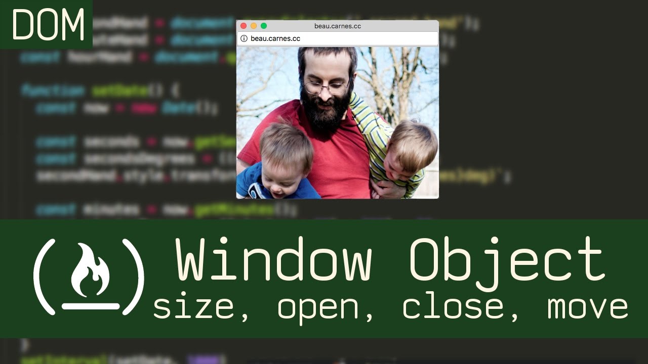 Window Object: Move, Open, Close,  Size - Beau Teaches Javascript