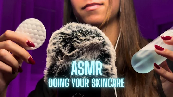 ASMR Doing Your Skincare Routine - Relaxing Face Cleaning, Sprays and Soft Whispering