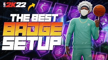 MOST OP BADGE SETUP! 2 WAY SLASHING PLAYMAKER BUILD! - NBA 2K22 NEXT GEN