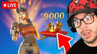 Today I go for 9,000 WINS in Fortnite!
