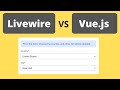 Livewire VS Vue.js: Practical Example of Dependent Dropdowns