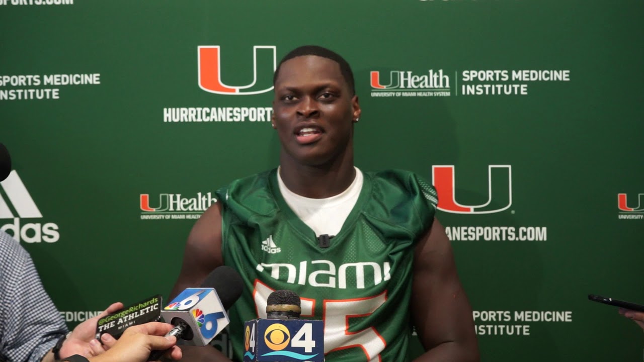 Shaq Quarterman Post Practice Presser 8.21.19 YouTube