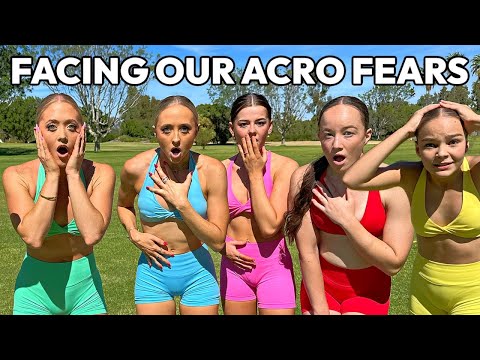 FACING OUR BIGGGEST ACRO GYMNASTIC FEARS 👀