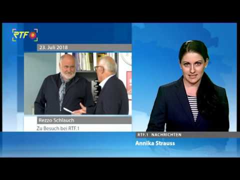 Rtf 1 Redaktionsbesuch Von Rezzo Schlauch Parlament Staatssekretar A D Youtube