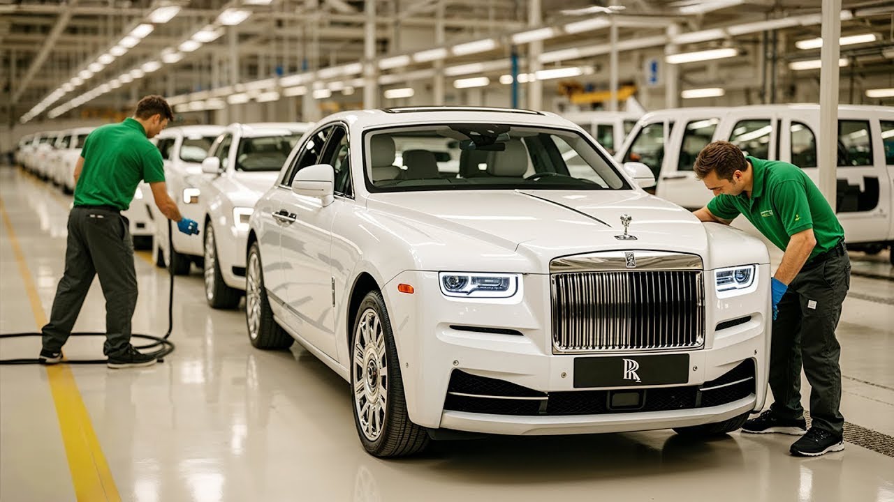 كيف يتم صناعة سيارات رولز رويس فانتوم الفاخرة يدويًا؟ شيء لا يصدق!