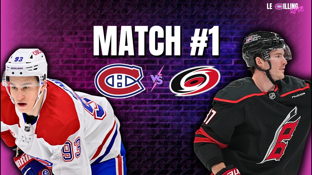 Le CHilling avec ton boy: Canadiens VS Hurricanes match #1