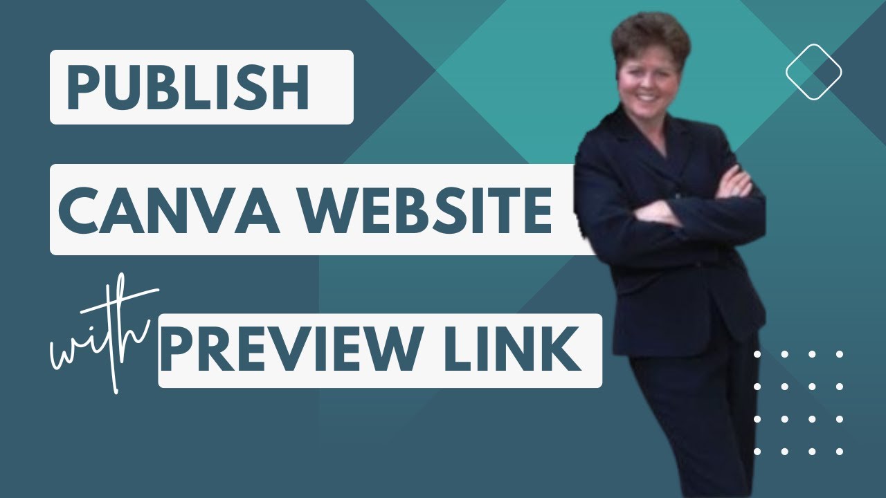 How to Publish a Canva Website with a Preview Link - YouTube