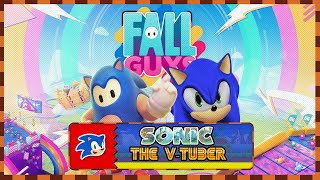 Sonic The VTuber Unexpected Collab with MCKNUX!?【Fall Guys】