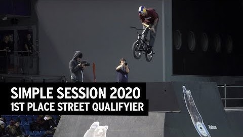 Simple Session 2020 – Broc Raiford 1st Place BMX Street Qualifier