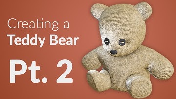 CGC Classic: Creating a Teddy Bear Pt. 2 - Texturing (Blender 2.4)