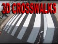 3D Crosswalk Layout and painting.