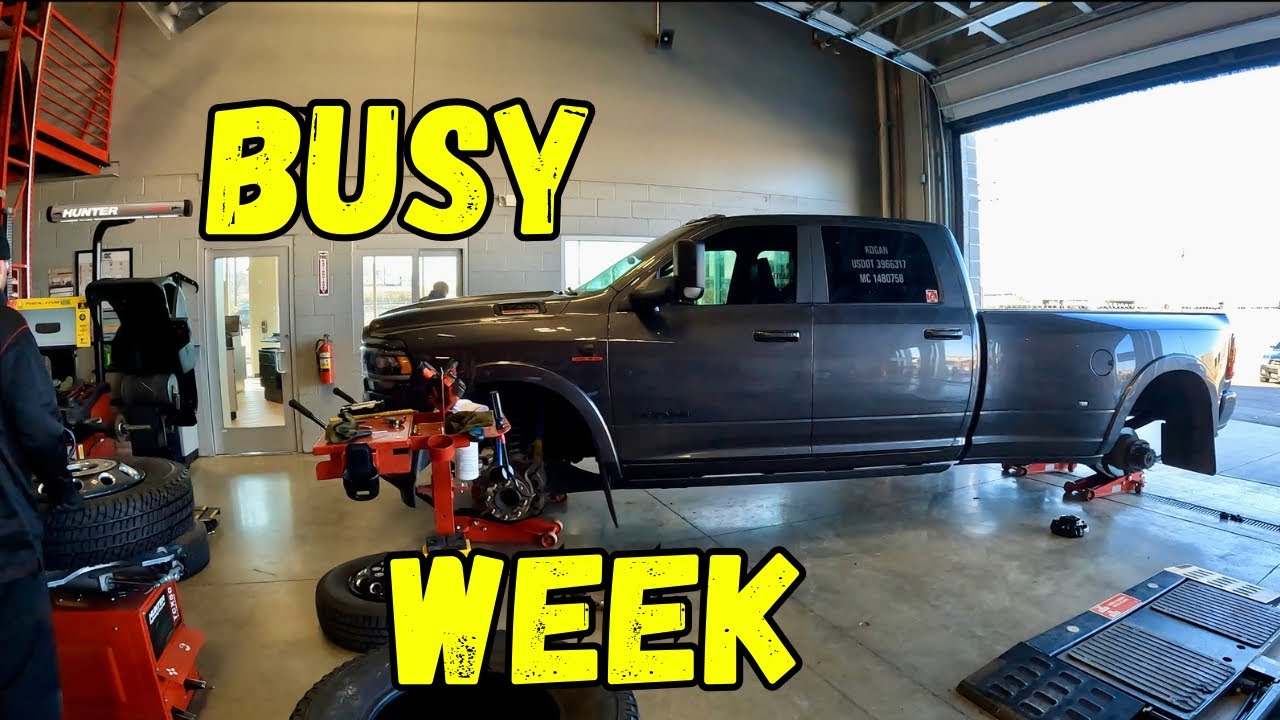 Servicing my hotshot trailer hubs and brake pads, new tires for the