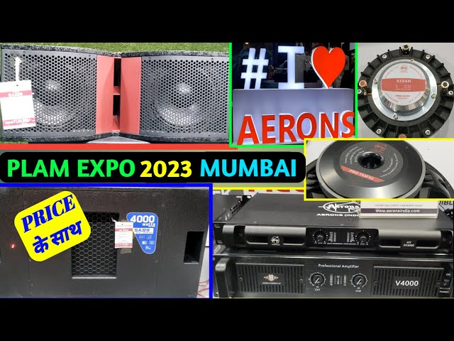 AERONS - PLAM EXPO 2023 Mumbai Exhibition 🇮🇳🎧🔊 DJ Expo 2023, Goregaon Mumbai, Aerons All Products class=