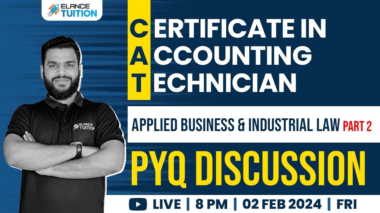 Applied Business Industrial Law P2 PYQ Discussion CMA CAT applied-business-industrial-law-p2-pyq-discussion-cma-cat