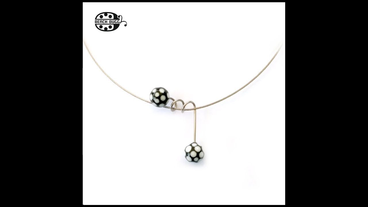 Pendant with lampwork beads