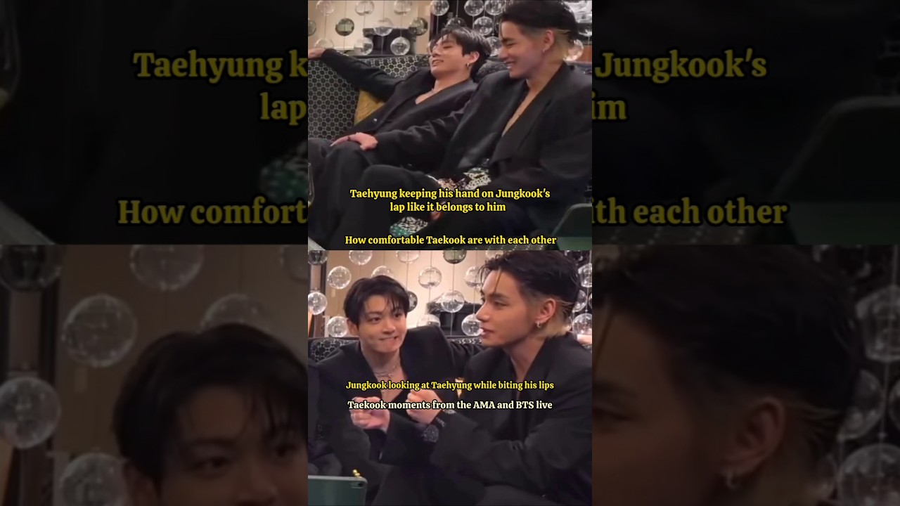 Taekook moments from Award show and live