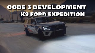 K9 Ford Expedition | LEO Showcase | Model by: Code 3 Development | [4K]
