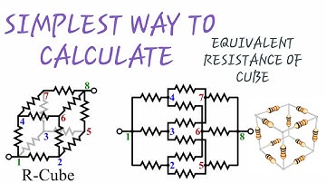 Equivalent Resistance of a cube about diagonally opposite points