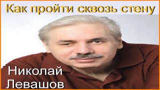 Как пройти сквозь стену.   Левашов Николай.