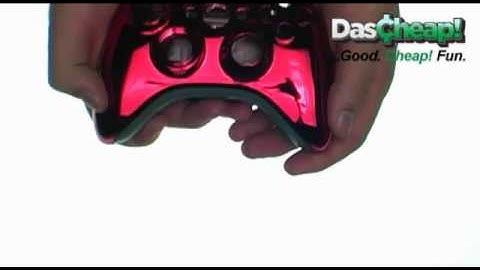Unboxing Video of Chrome Red Xbox 360 Controller Shell