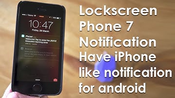 Get iOS 7 Lockscreen on any android device