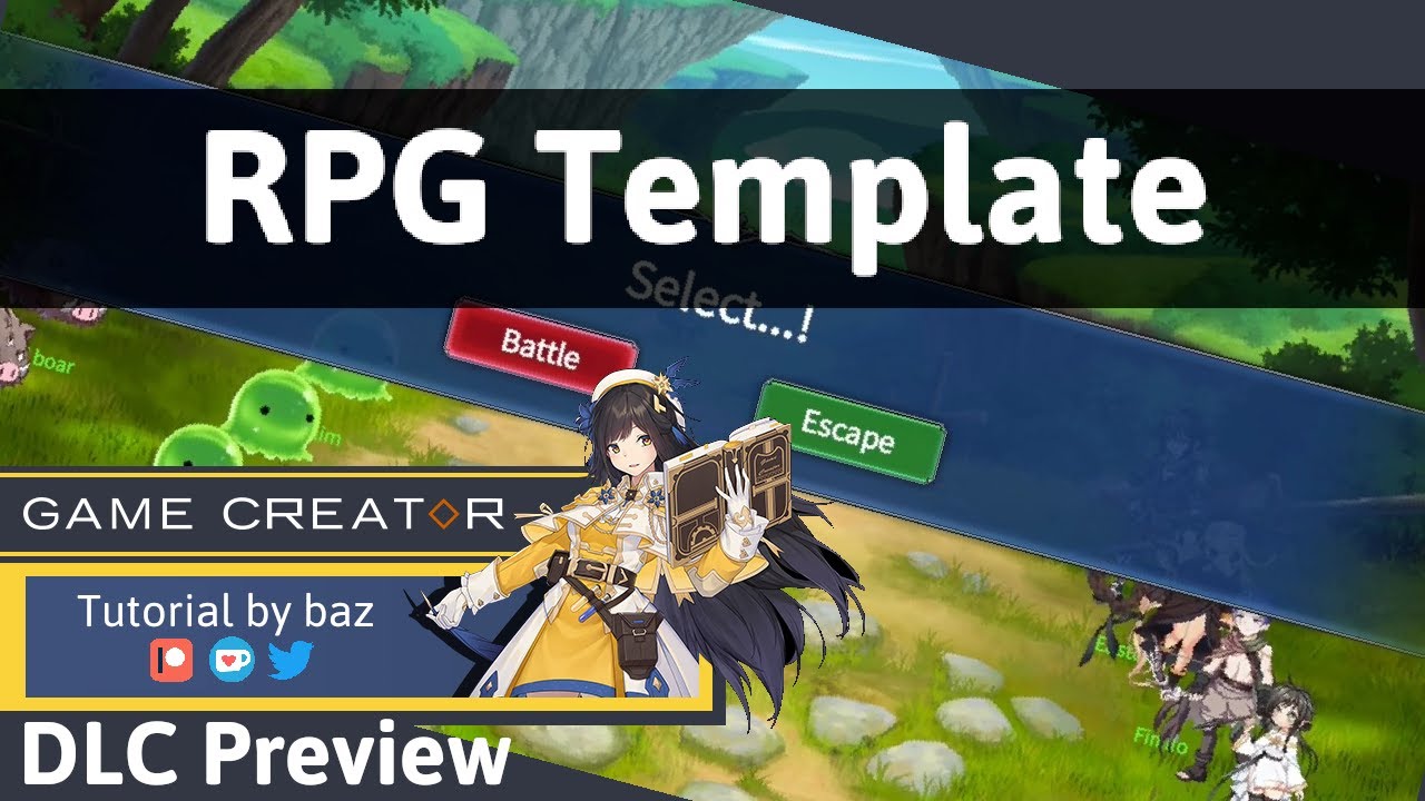 RPG Template DLC Preview - GameCreator - YouTube