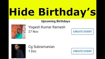 How To Turn Off/Hide Birthday Reminder Notifications On Facebook-Remove Notification From Facebook