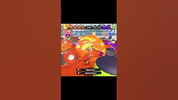 Almost full wipeout via the ultrastamp  #splatoon #splatoon3 #splatoonshorts #ultrastamp #rainmaker