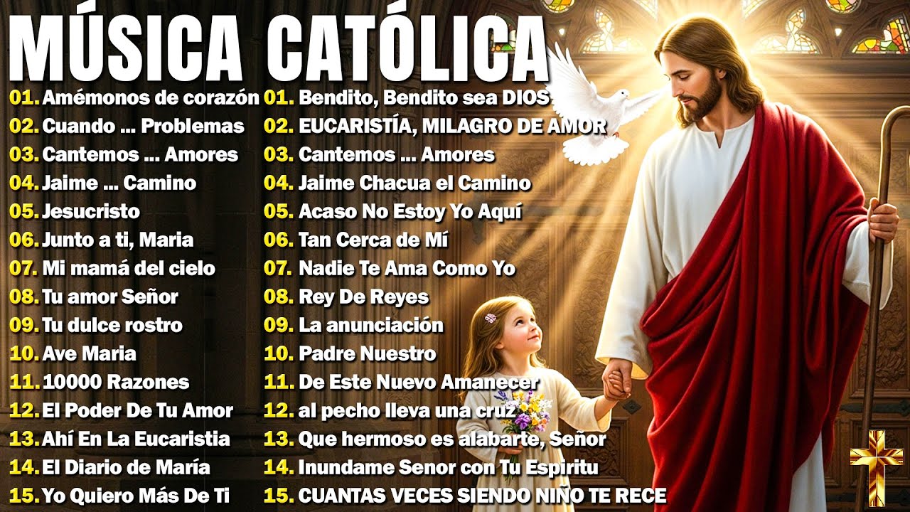 😇LAS 100 MEJORES CANCIONES CATÓLICAS QUE TOCARÁN TU CORAZÓN🙏INTENTA ESCUCHAR ESTA CANCIÓN SIN LLORAR