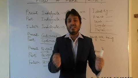 How to make a passive tense?