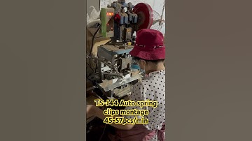 TS-J44 Auto spring clips montage machine 45-57pcs/min,automatic picture frame MDF production line