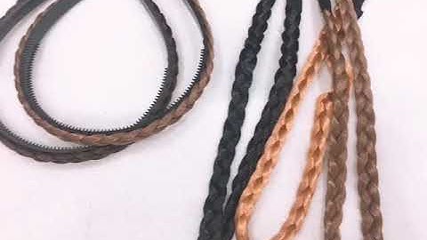 2147- bờm - băng đô tóc tết giả