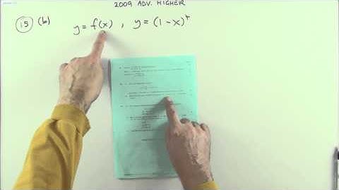 2009 SQA Advanced Higher Maths no.15   First order differential equation