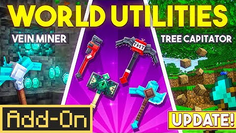 World Utilities Add-On Review: Vein Miner & Tree Capitator Update!