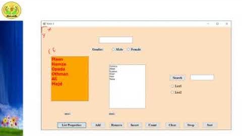Video lecture 1 C# ListBox Dr  Sumaya Abusaleh