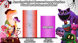 The Amazing Digital Circus VS Poppy Playtime Power Levels Remastered 2.0 🔥