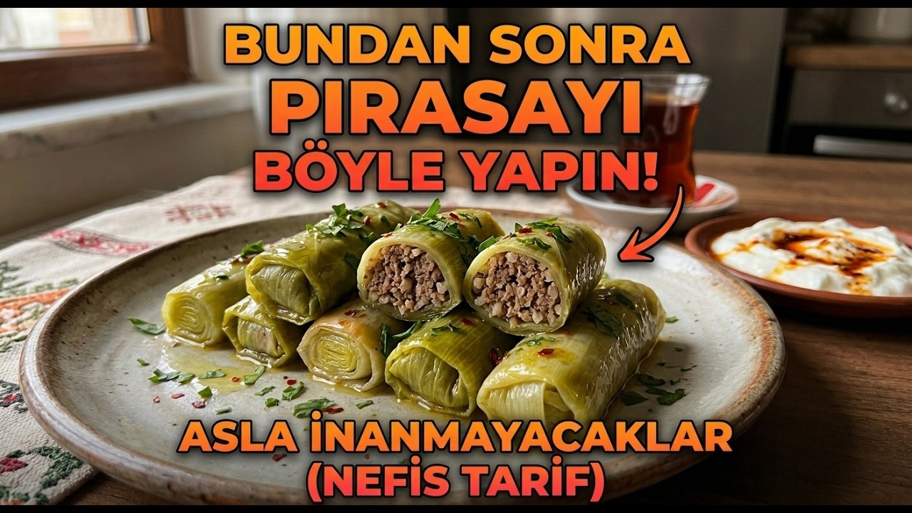 Pırasayı Asıl Böyle Pişirin 🥇 Herkesin Tarifini İsteyeceği Pırasa Sarması | Pratik ve Leziz Tarifler Pırasayı Asıl Böyle Pişirin 🥇 Herkesin Tarifini İsteyeceği Pırasa Sarması | Pratik ve Leziz Tarifler