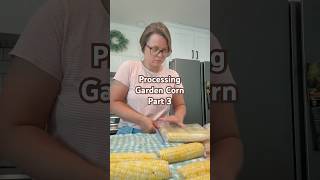 Fill the Freezer with Corn on the Cob from my Garden #homegardening  #foodpreservation #homemaker