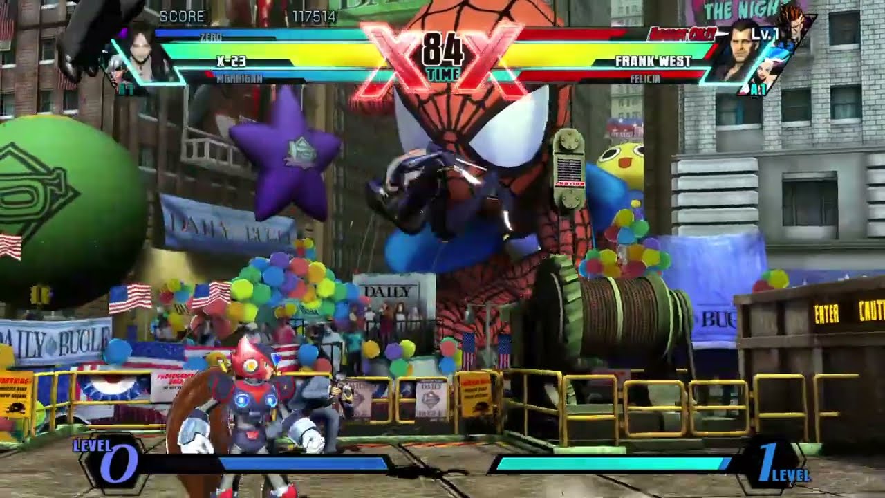 Requested ULTIMATE MARVEL VS. CAPCOM 3 Zero/X-23/Morrigan Arcade Gameplay
