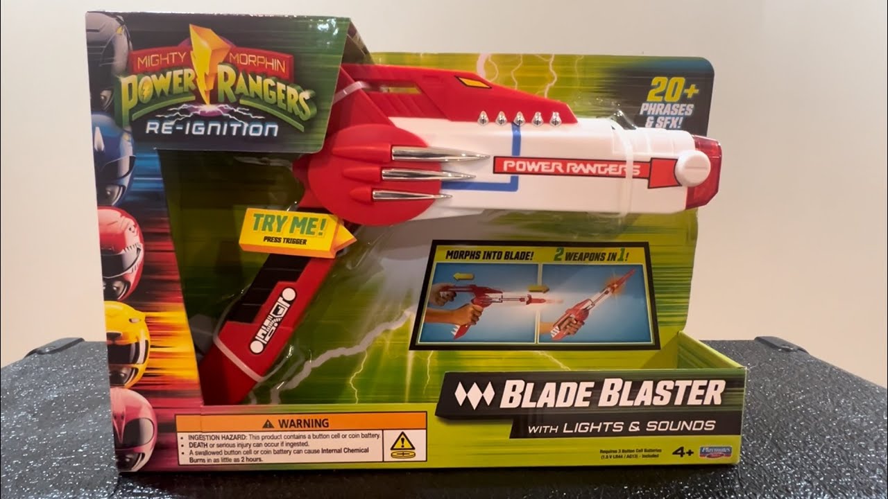 "Power Rangers RE-IGNTION Blade Blaster" by Playmates Toys (Review)
